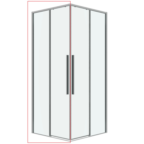Душевая дверь Grossman Galaxy 1/2.K33.01.10.10.00 100х195 стекло прозрачное профиль хром